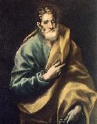 El Greco Apostle St Peter oil painting